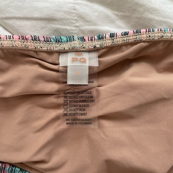 PilyQ Multicolor Striped Bikini Bottom | M - Picture 7 of 10